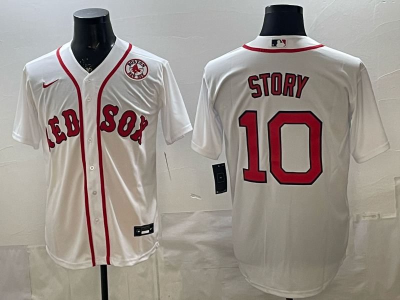 Men Boston Red Sox #10 Story white 2026 Nike MLB Jerseys 20260014